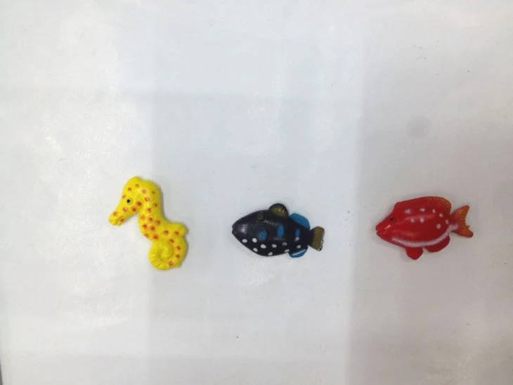 3cm PVC Plastic Capsule Toy Ocean Fish 4