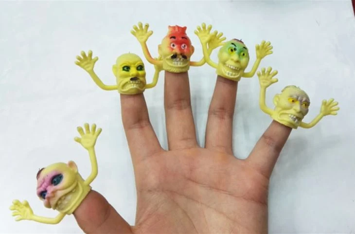 Most Popular Funny Clown Finger pupper 5