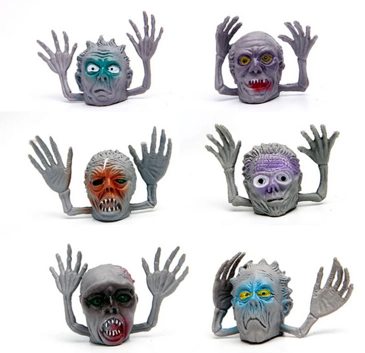 Plastic Capsule Toy Monster Finger Puppet For Children