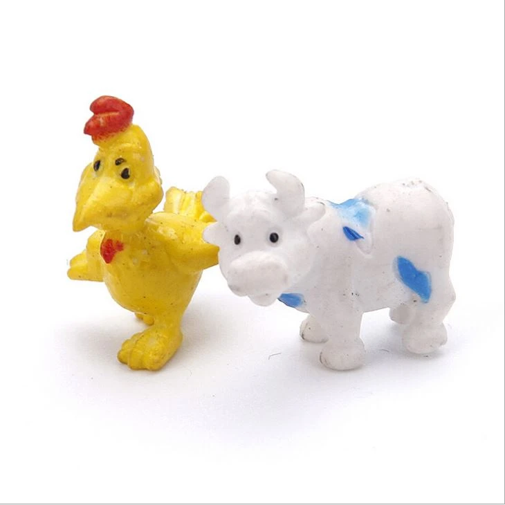 1.75 Inch Mini Chinese Zodiac Plastic Animal Toy 2