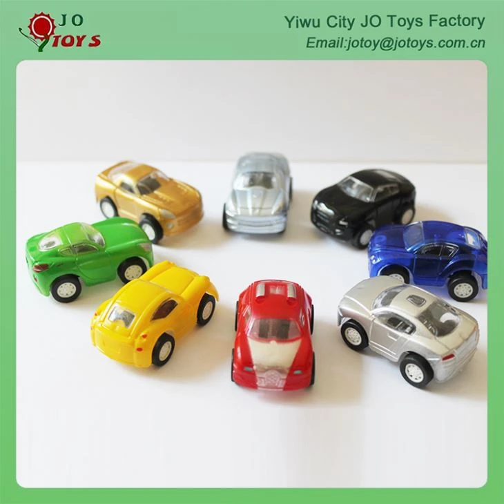 Novelty And Cheap Mini Transparent Windows Pull Back Car With Painting For Sale