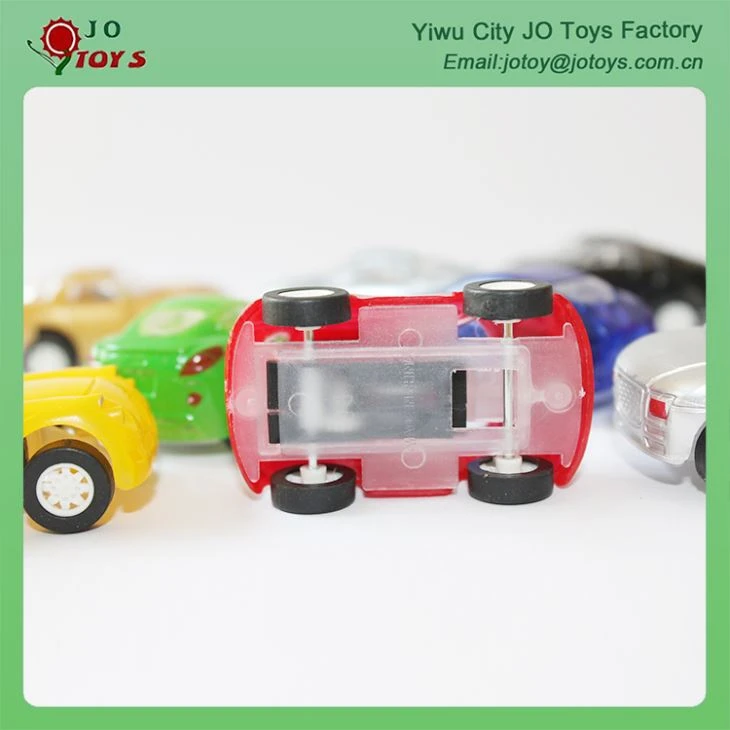 Novelty And Cheap Mini Transparent Windows Pull Back Car With Painting For Sale 3