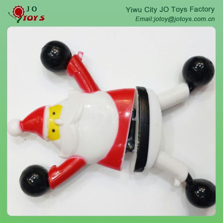 Small sticky Santa Claus on the wall toy