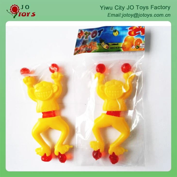 Promotional Cute And Funny Plastic Sticky Monkey On The Wall Toy 3