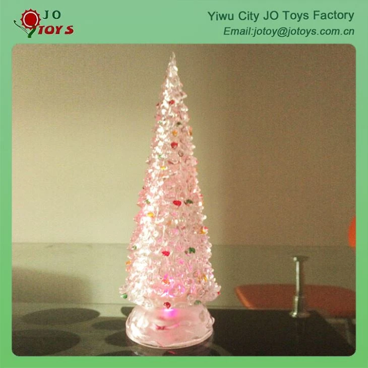 13cm Decoration Colorful Christmas Trees With LED Flash Lights 2