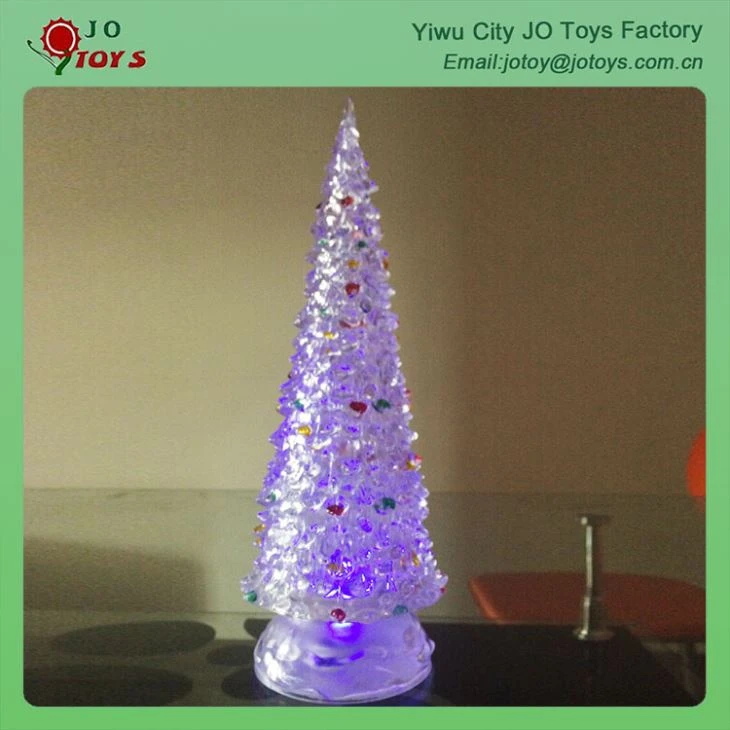 13cm Decoration Colorful Christmas Trees With LED Flash Lights 4