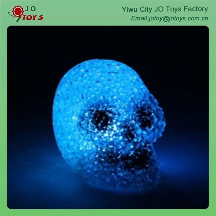 Halloween Promotional Funny Flashing LED Skull Head Lights
