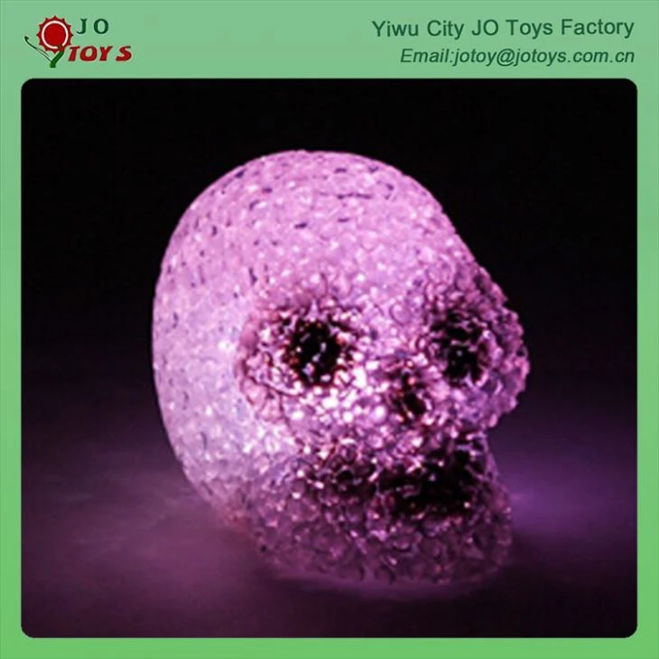 Halloween Promotional Funny Flashing LED Skull Head Lights 2