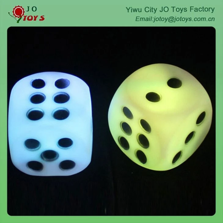 Colorful Plastic Flashing Light Dice Uesd For Festival Or Party 3