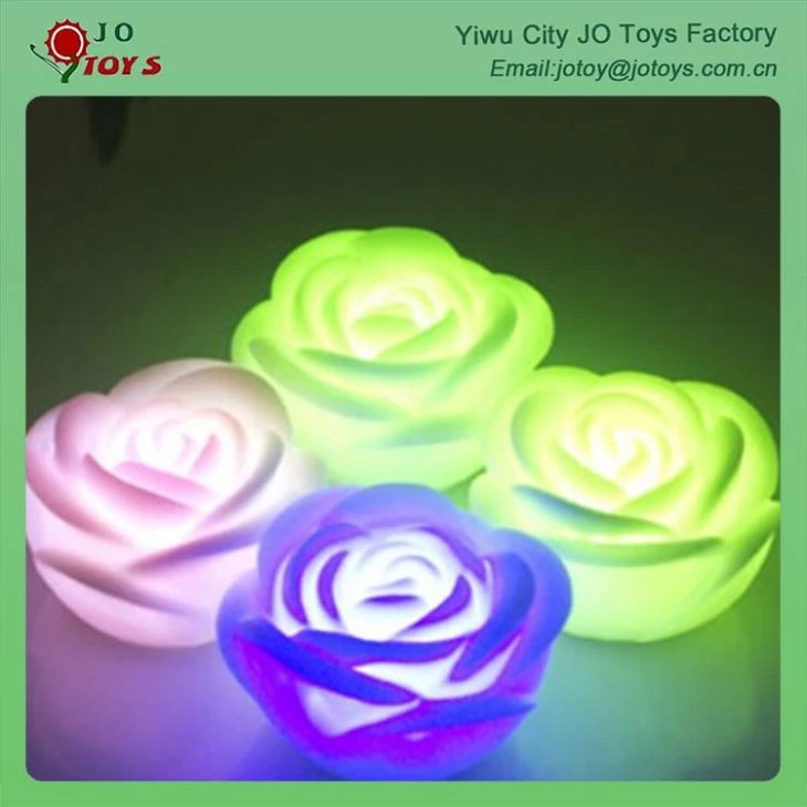 1 Colorful Rose Shape Flashing Led Light Party Supplies Toys 3
