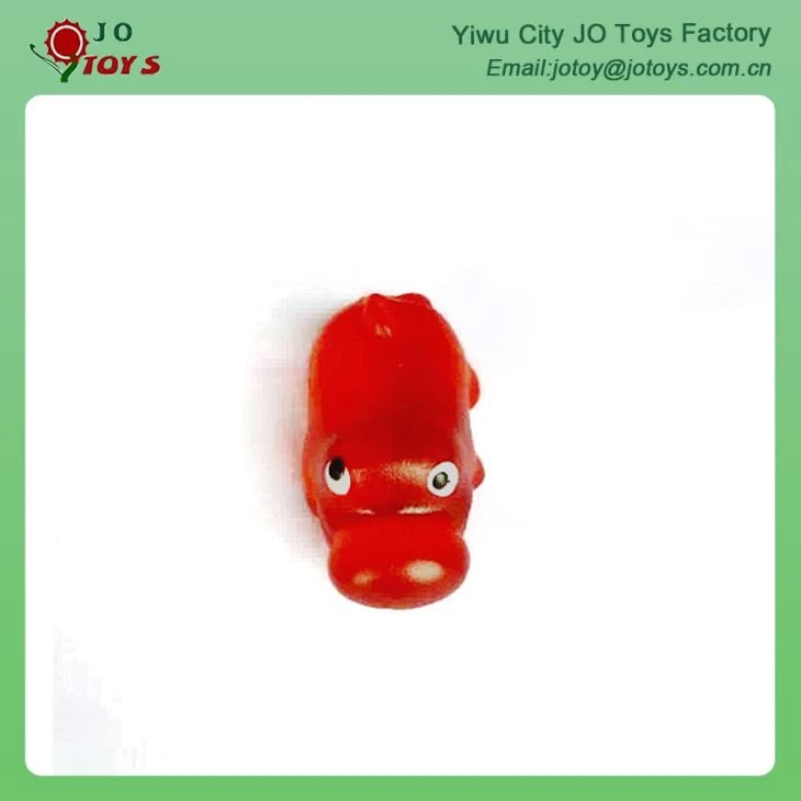 Novelty Tpr Small Animal Toy Sticky Jelly Hippo Toy For Capsule Toy 4