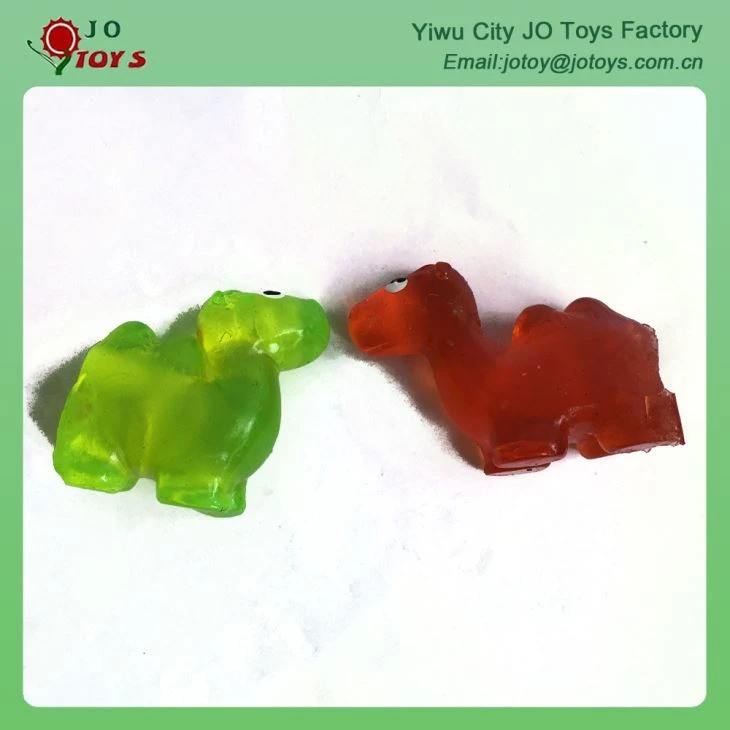 Cheapes Small Plastic Material 3D Sticky Cute Camel Animal Toy 3