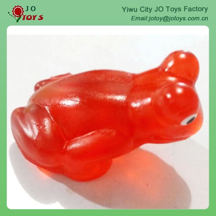 Funny Plastic Sticky 3D Frog Animal Toy For Vending Machine Capsule Toy