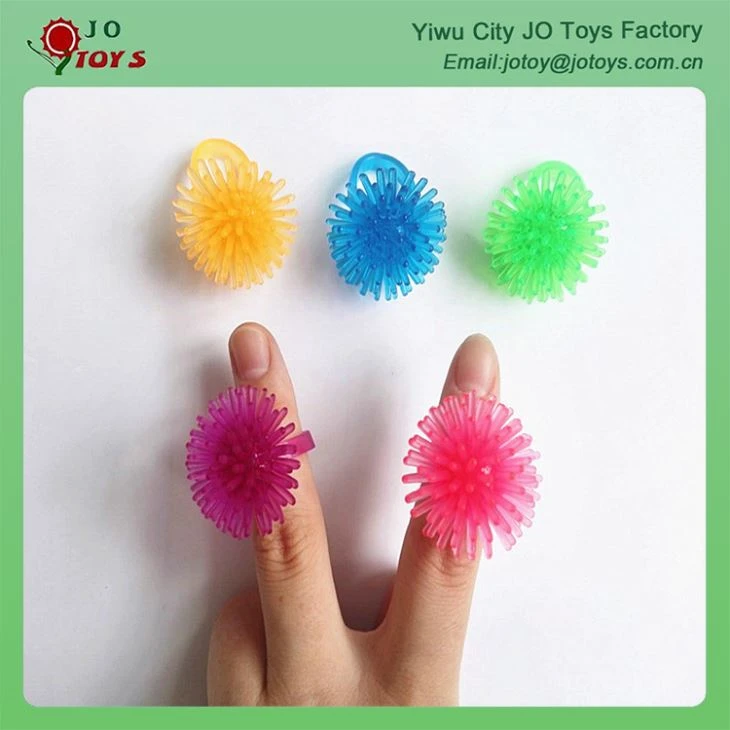 Promotion 3.2cm Spiky Childrens Finger Ring For Capsule Toy 2