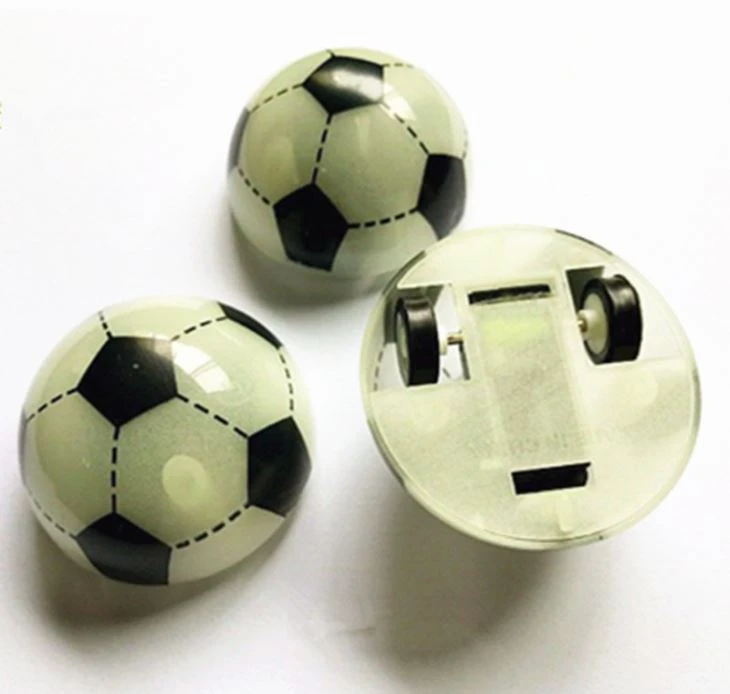 Glow In The Dark Pull Back Football Toy