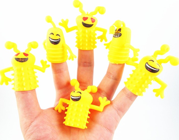 Happy Face Finger Puppet Toy