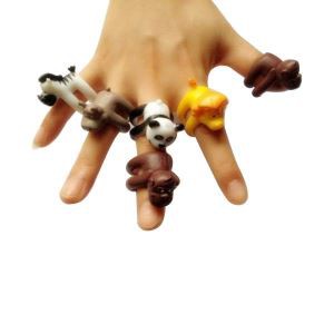 Zoo Animal Ring Toy For 50mm Capsules