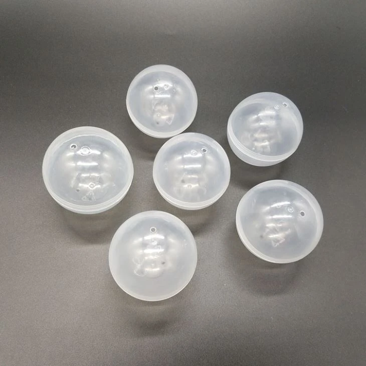 65MM Tranparent Color Empty Vending Capsule