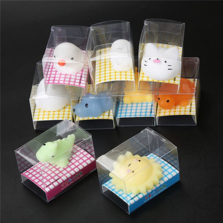 PVC Box Packing Mochi Squishy Animal Toys