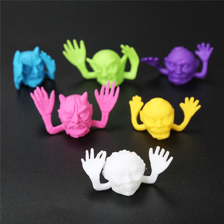 Plastic Monster Finger Puppet Toy For Kids