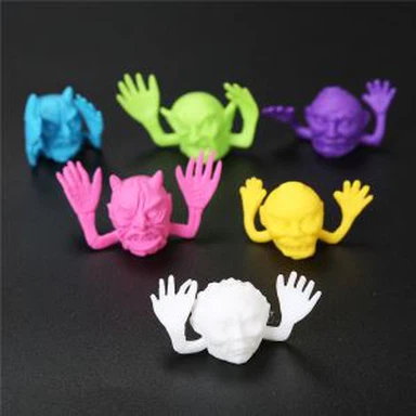Plastic Monster Finger Puppet Toy For Kids