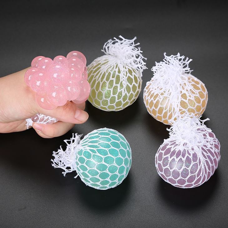 Anti-Stress Ball Mesh Squeeze Ball Toys