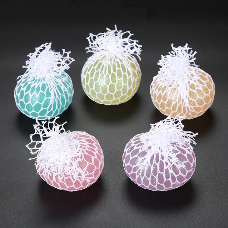 Anti-Stress Ball Mesh Squeeze Ball Toys