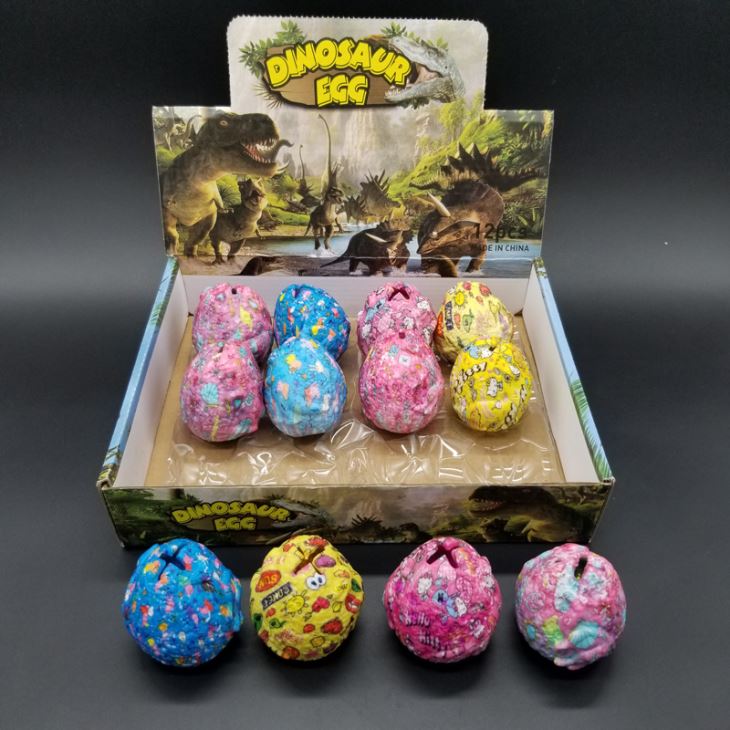Colorful Anti Stress Relief Dinosaur Egg Toy