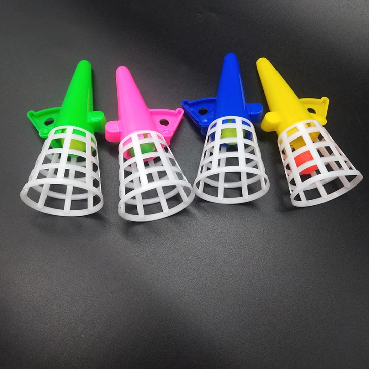 Colorful Plastic Pop Catch Ball Toy