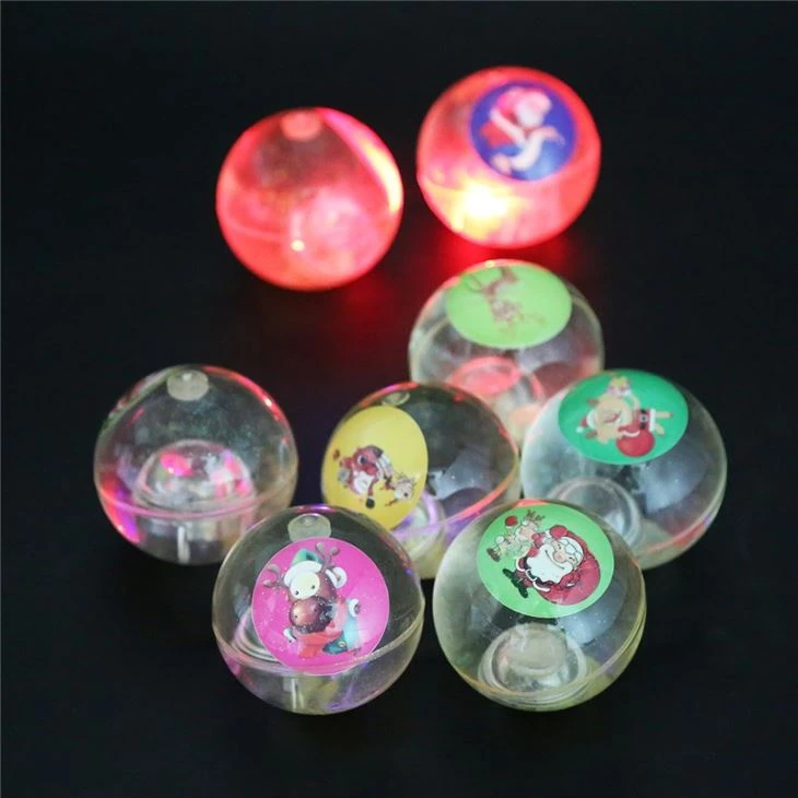 LED Flashing Bouncing Ball With Card