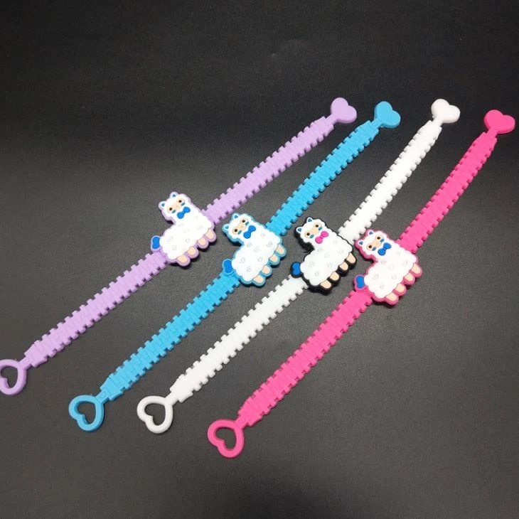 Llama PVC Bracelet For Girls