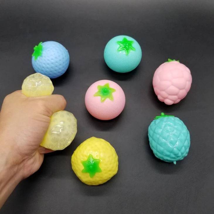 Macarons Squishy Fuit Beads Ball