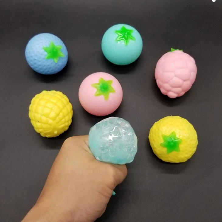 Macarons Squishy Fuit Beads Ball