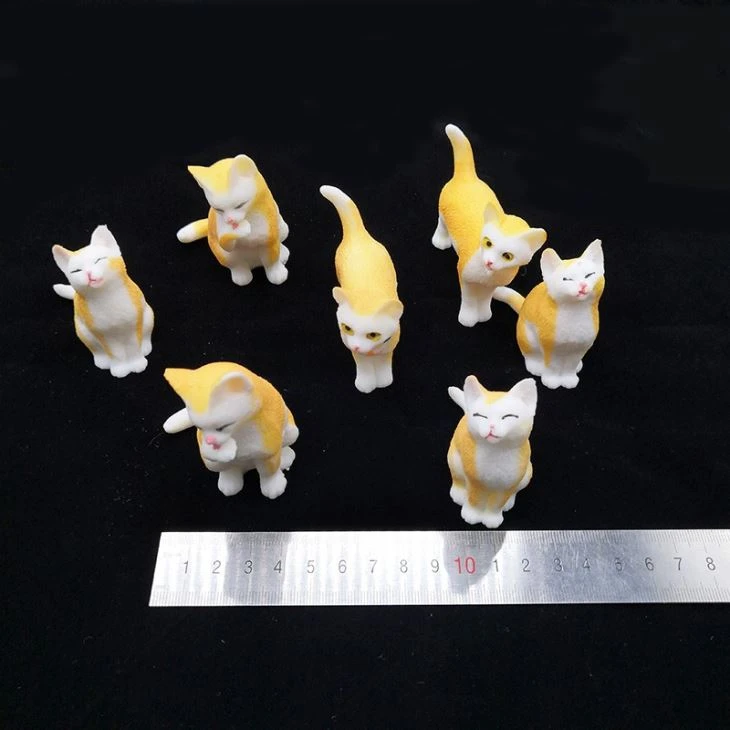 Plastic Model Cat Figures Kids Toy