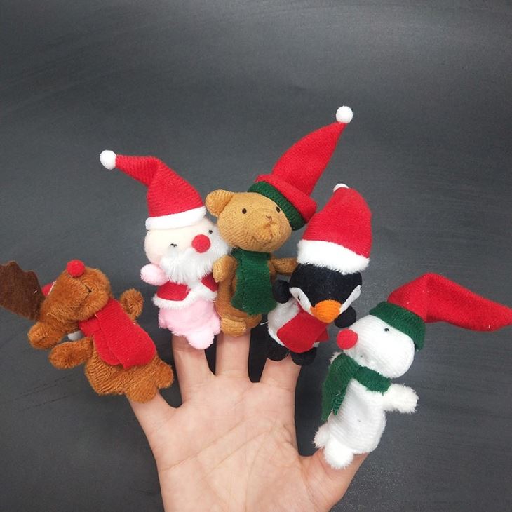 Plush Christmas Finger Puppet