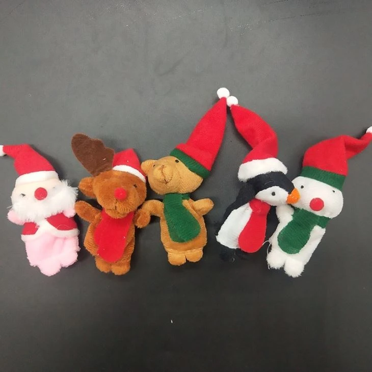 Plush Christmas Finger Puppet