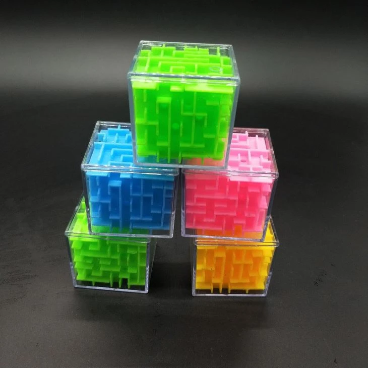 Rotate Maze Game Cube Rolling Ball