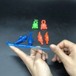 Mini Sticky Slingshot Animal Toys For Plastic Capsule