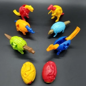 Plastic Deformed Dinosaur Egg Toy