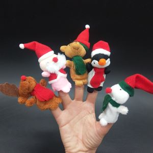 Plush Christmas Finger Puppet