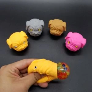Stretchy Squeeze Dog Ball Toy