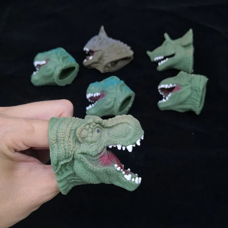 Soft Realistic Dinosaur Fingger Puppet