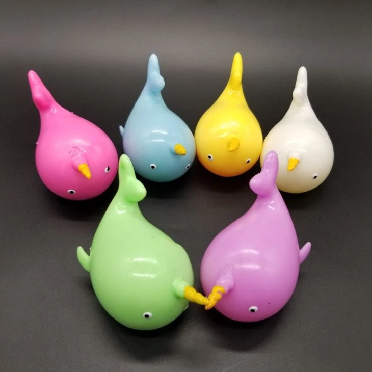 Soft Squeeze Narwhal Toy