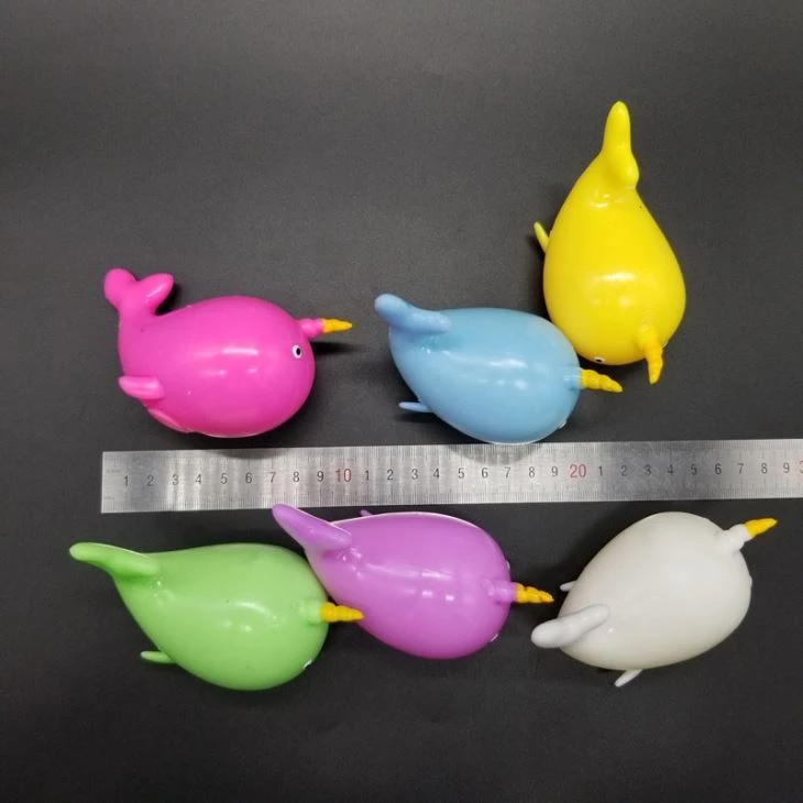 Soft Squeeze Narwhal Toy