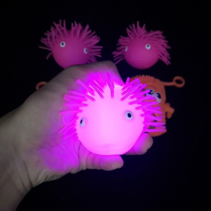 Soft Yoyo Flashing Puffer Ball