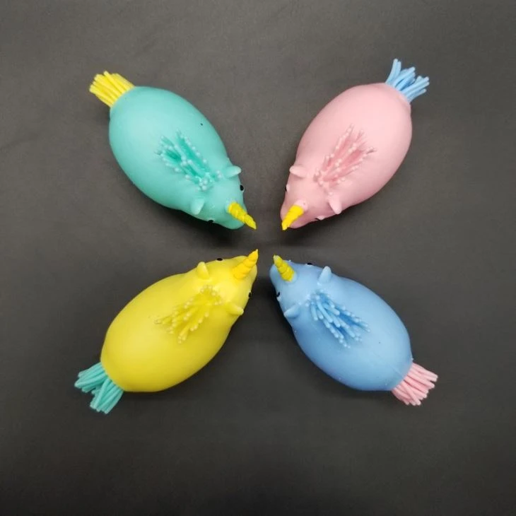 Squeeze Unicorn Stress Beads Ball