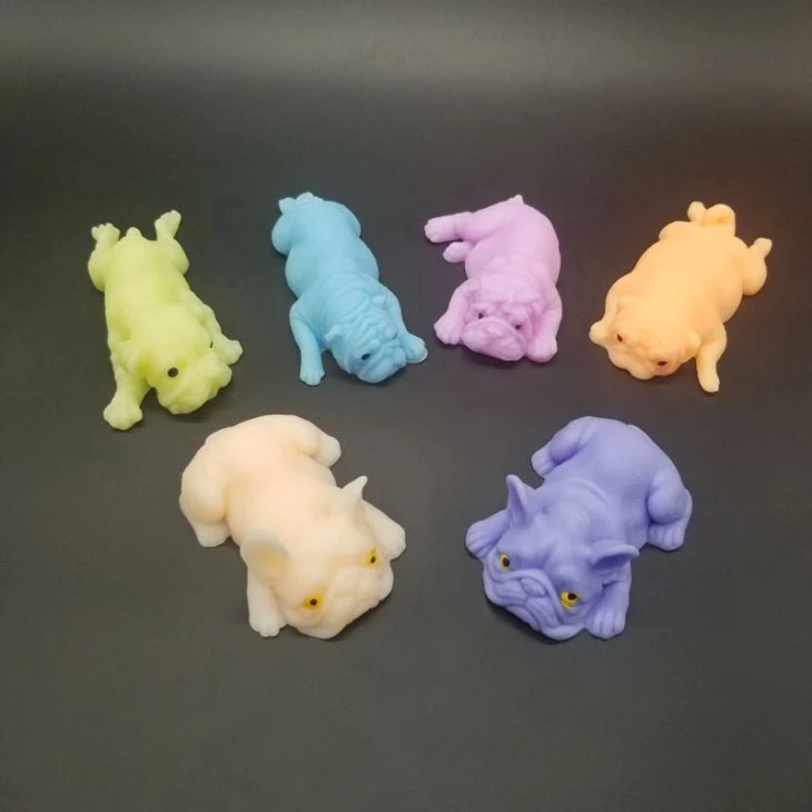 Squishy Mochi Sticky Dog Toy
