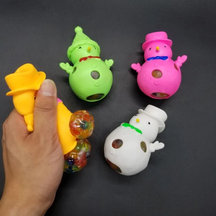 Squishy Squeeze Snowman Toy