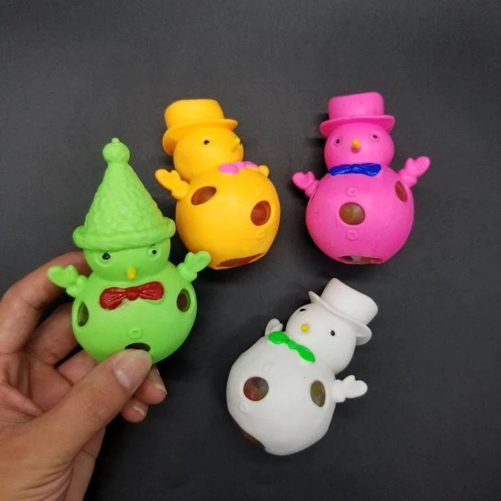 Squishy Squeeze Snowman Toy