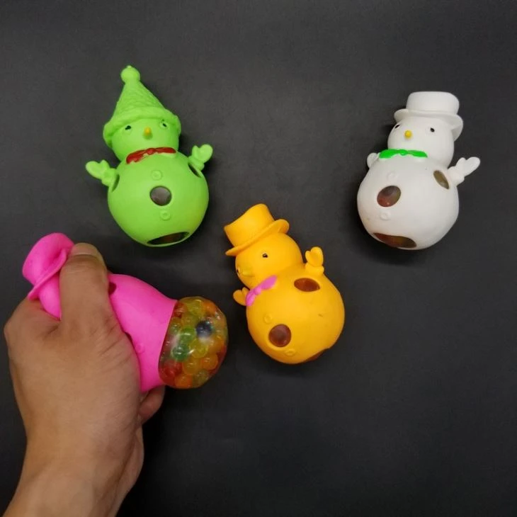 Squishy Squeeze Snowman Toy